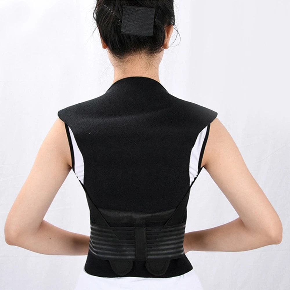 Back Support Shoulder Lumbar Back Brace Posture Corrector