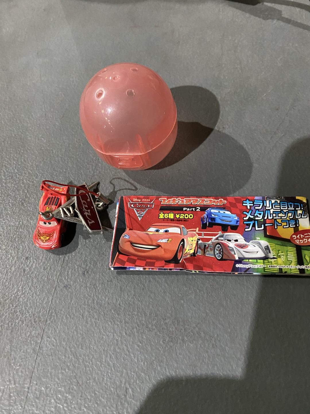 Takara Tomy Pixar Cars 2 Disney Characters Capsule World Gashapon - Factory Pull-out