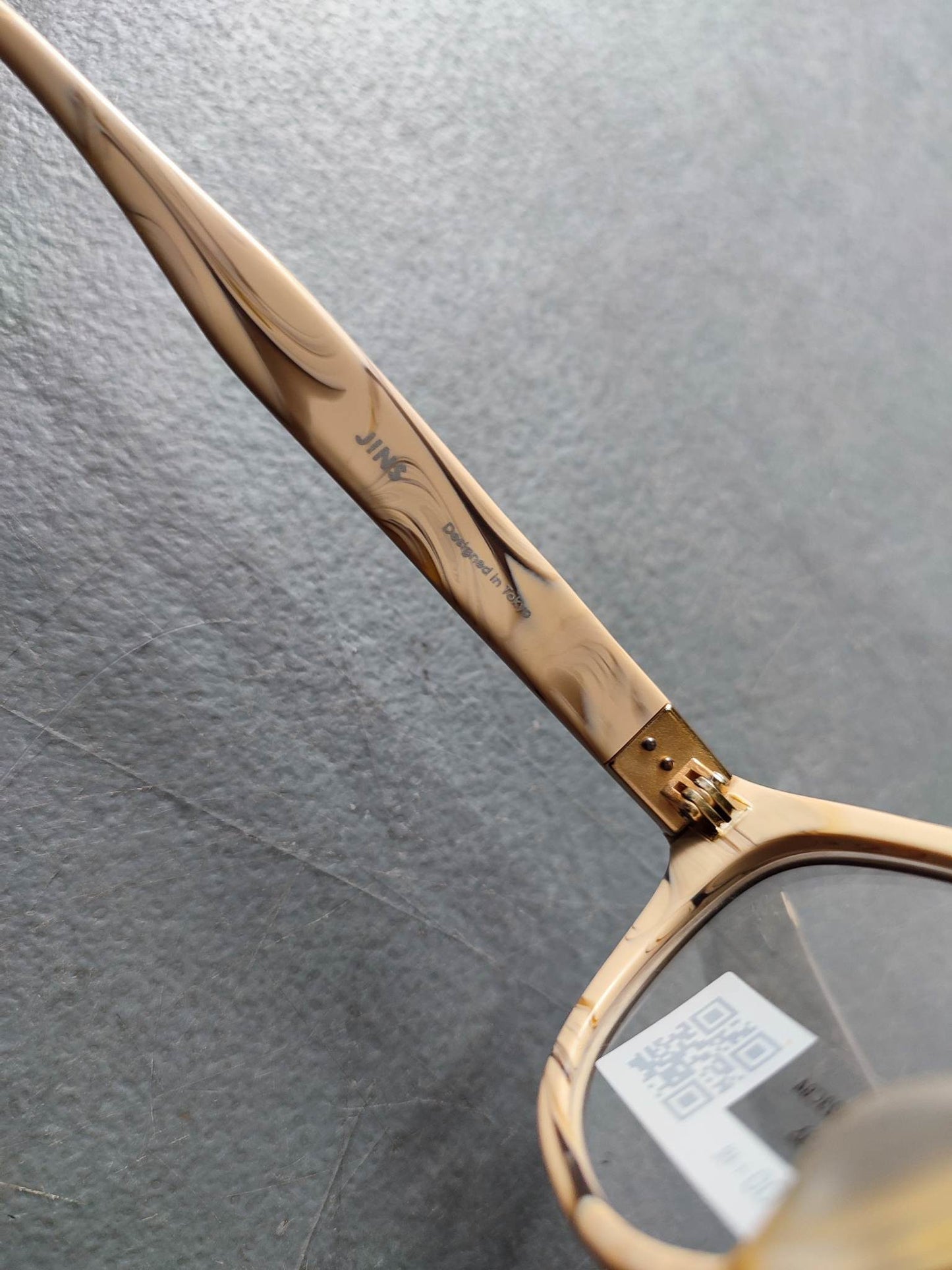 JINS Beige/Matt Brown (AMCF14A023C84) Eyeglass