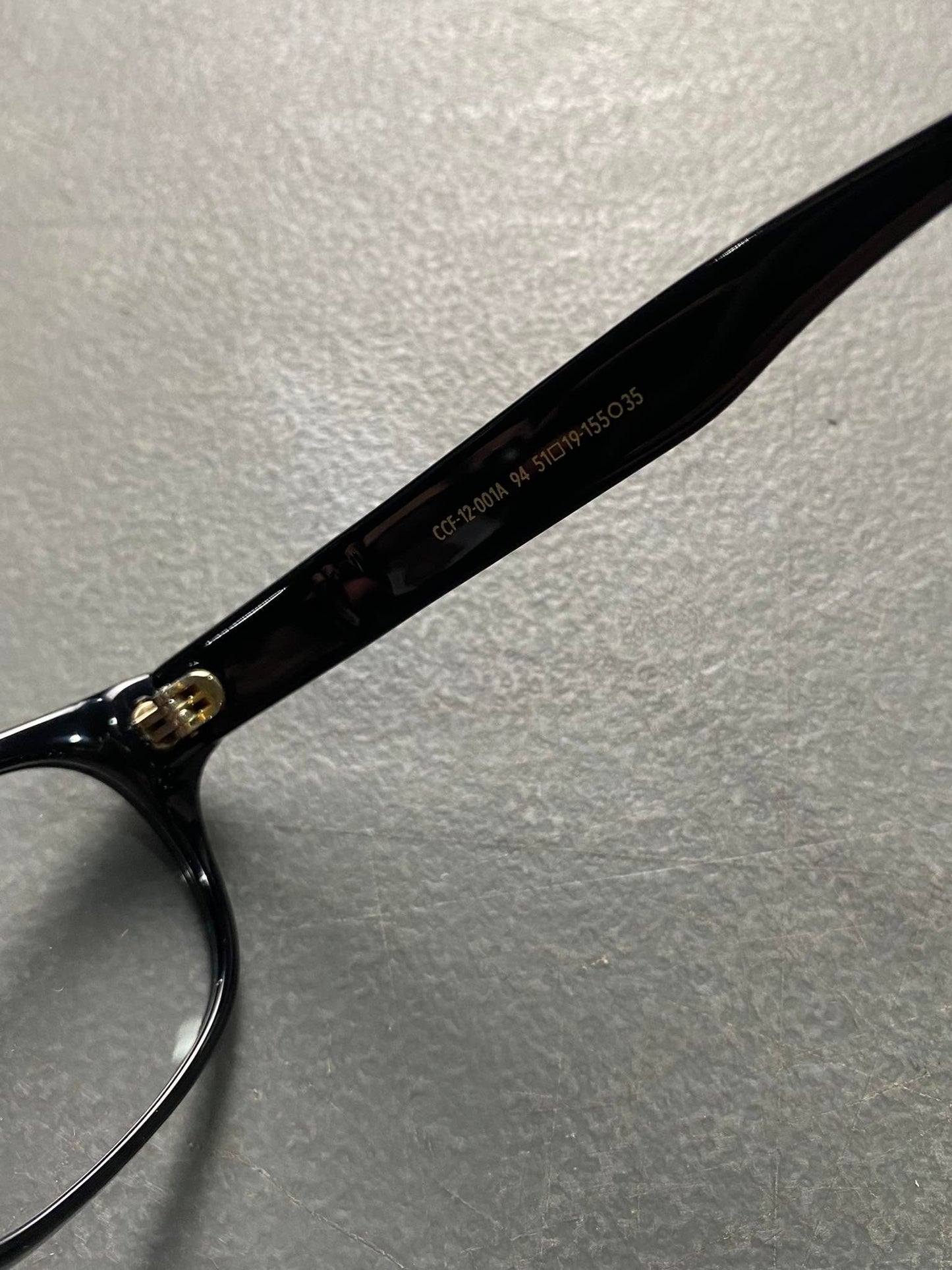 Plastic Frame JINS CLASSIC Glossy Black (ACCF12001A94) Eyeglass