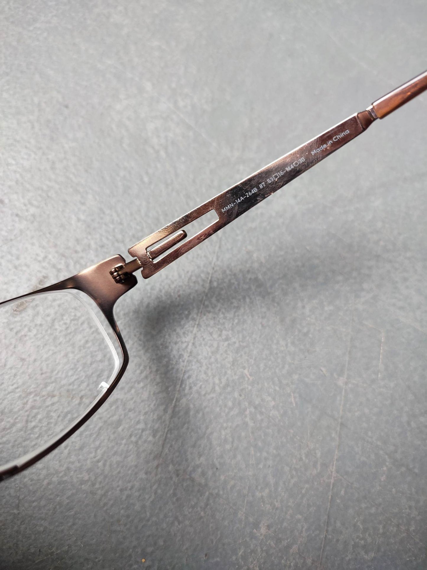 Plastic Frame JINS Matt Brown (AMMN14A264B87) Eyeglass