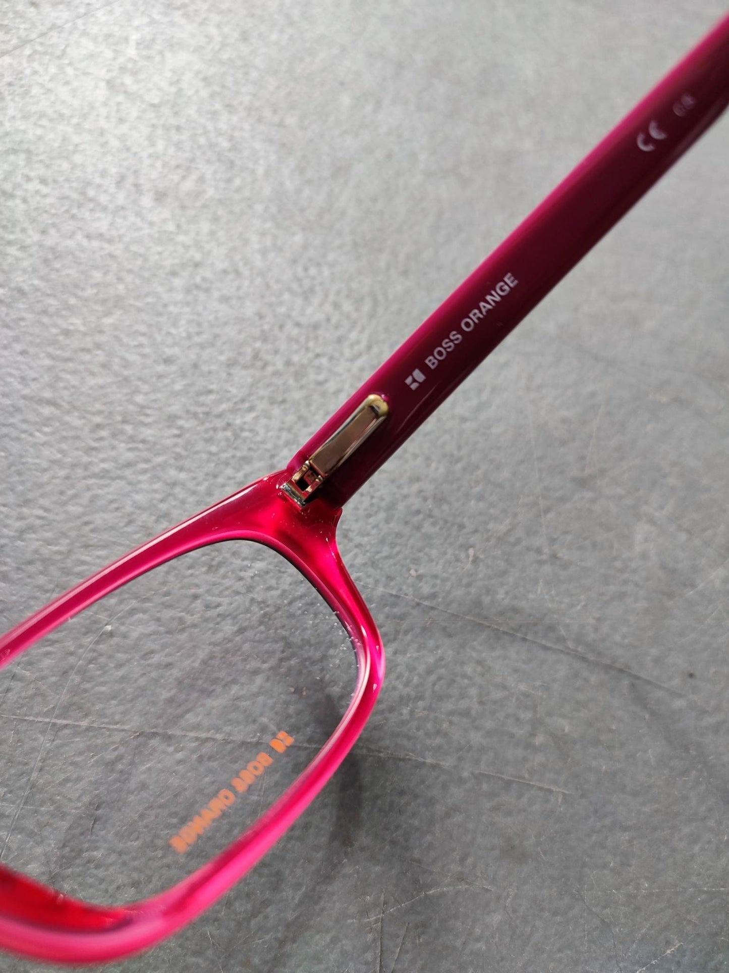 Plastic Frame BOSS ORANGE Pink/Black (B0 0009 SNY) Eyeglass