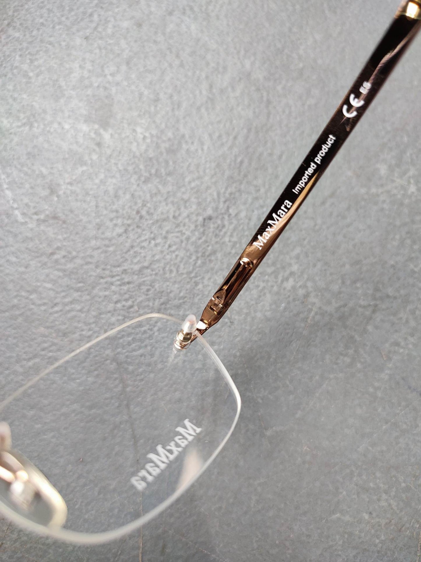 Plastic/Metal Frame MAX MARA Powder Transparent (MM1114900) Eyeglass