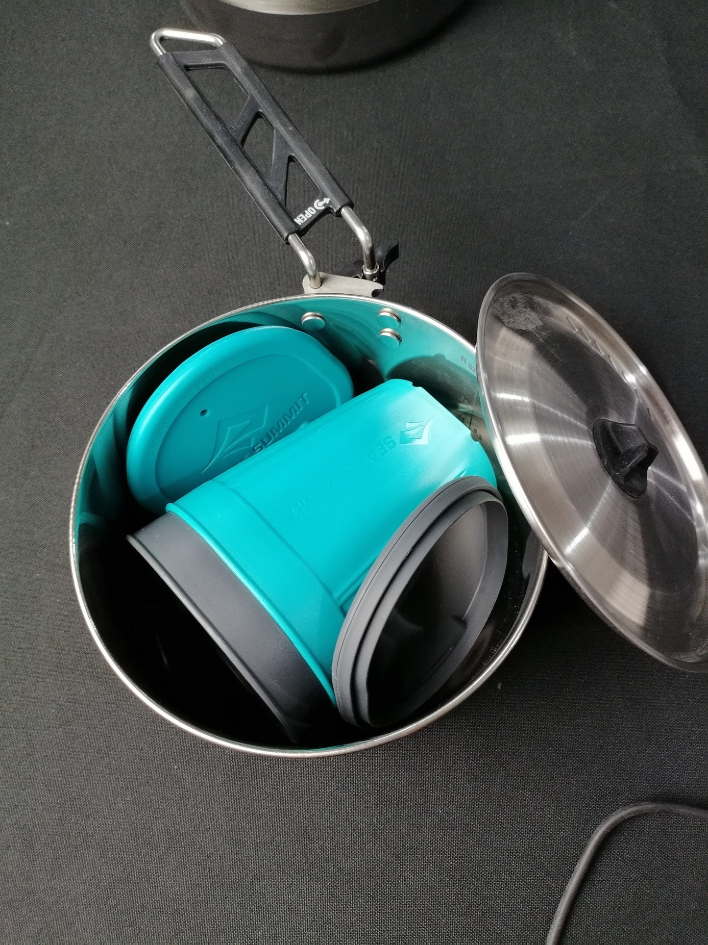 Sea to Summit Sigma Cookset Camping Cookware - International Mall Pull-out