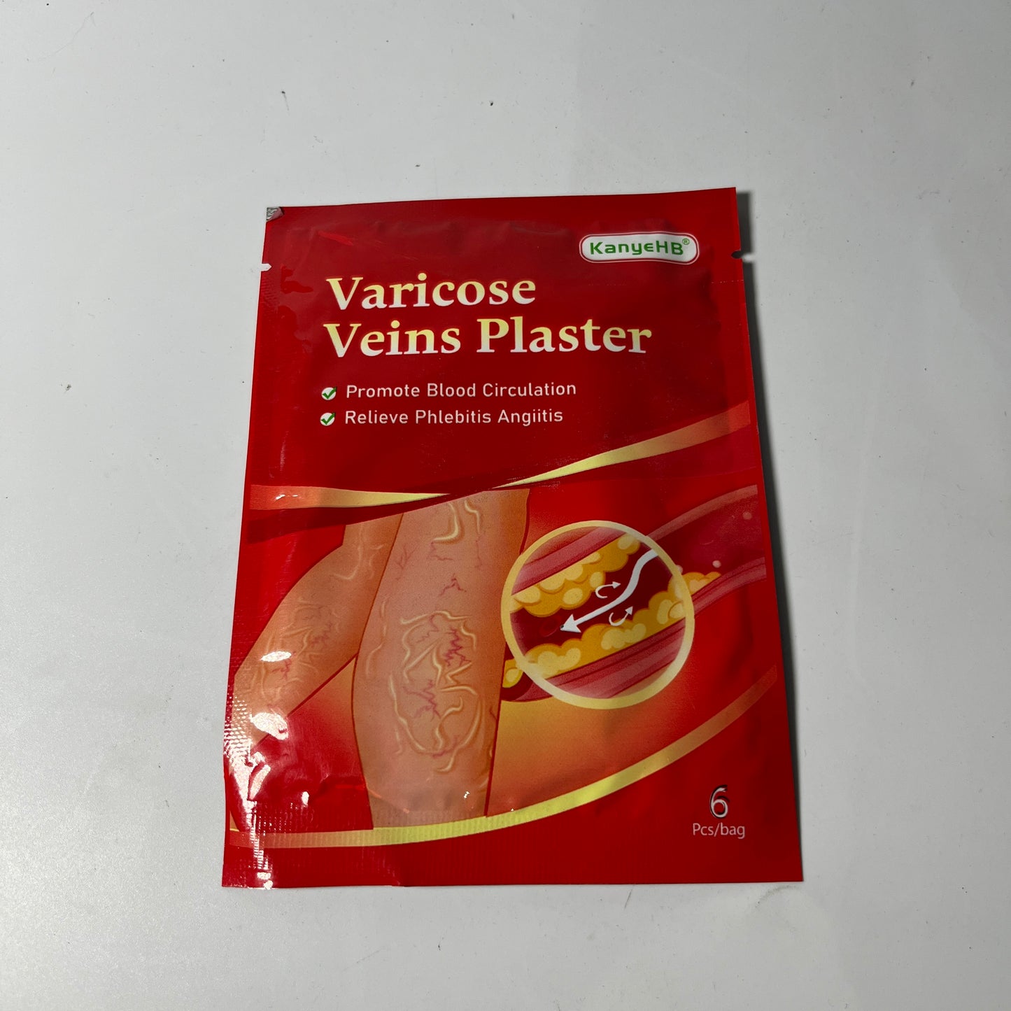 KanyeHB Varicose Veins Plaster Patch (6pcs/Bag)