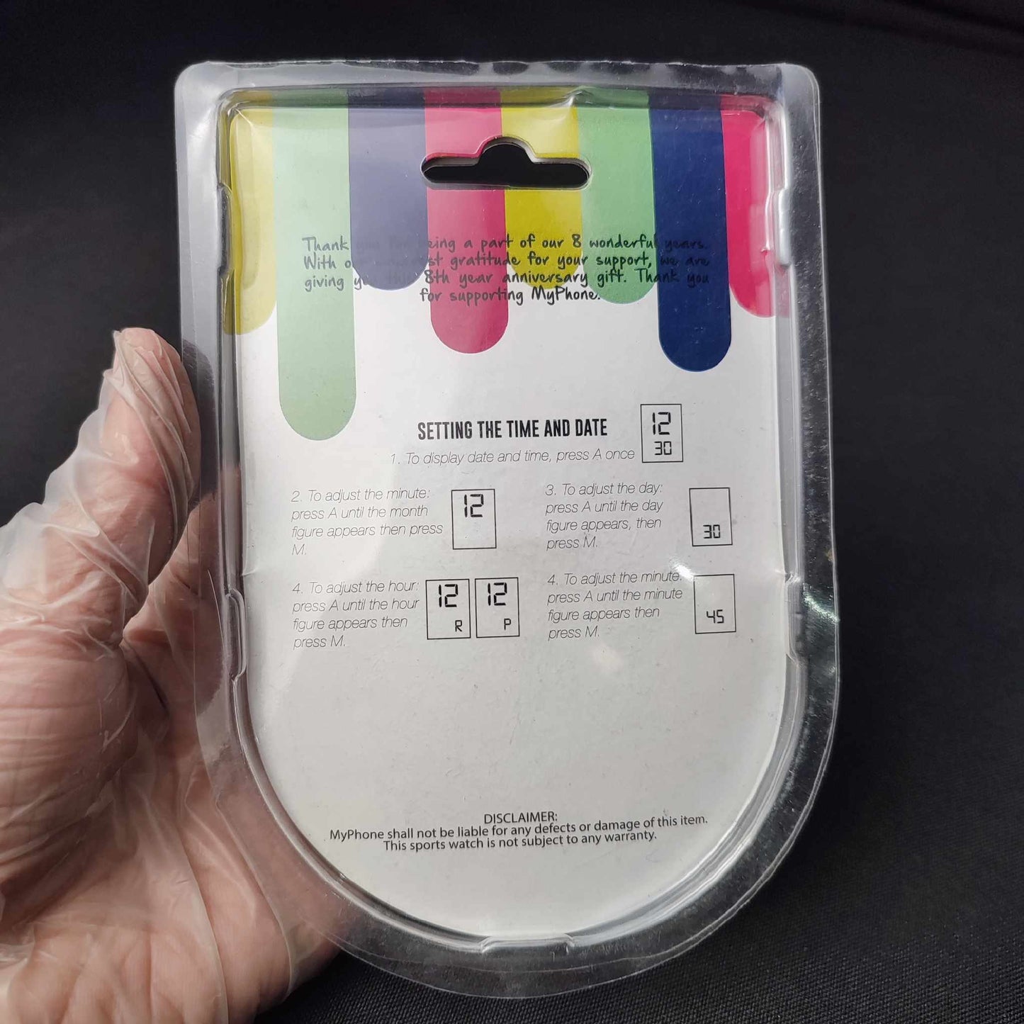 AS IS-MyPhone Sports Watch (Dead Battery Already)