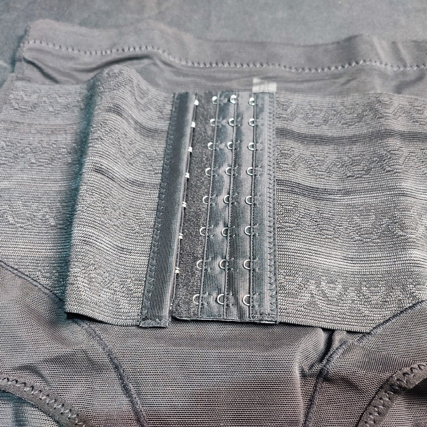 Women Latex Elastic Corset Waist Belt w/ Waist Trainer BodyShaper - Black(XXL)