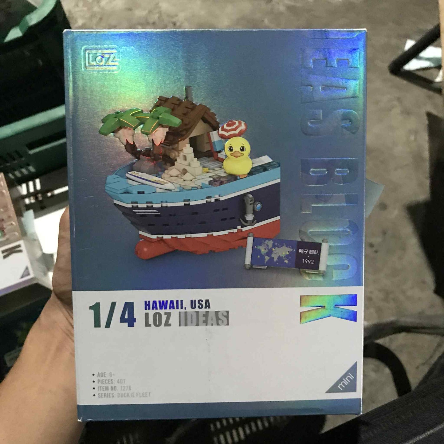LOZ Mini Blocks 1/4 Hawaii, USA Duckie Fleet 1276