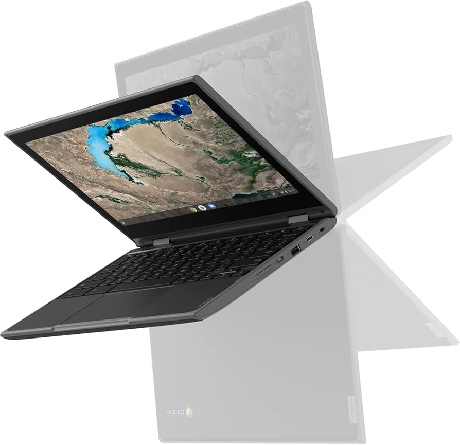 4/32 Pre-loved Chromebook Lenovo 300e 81H0 Flippable Touchscreen Laptop with Charger