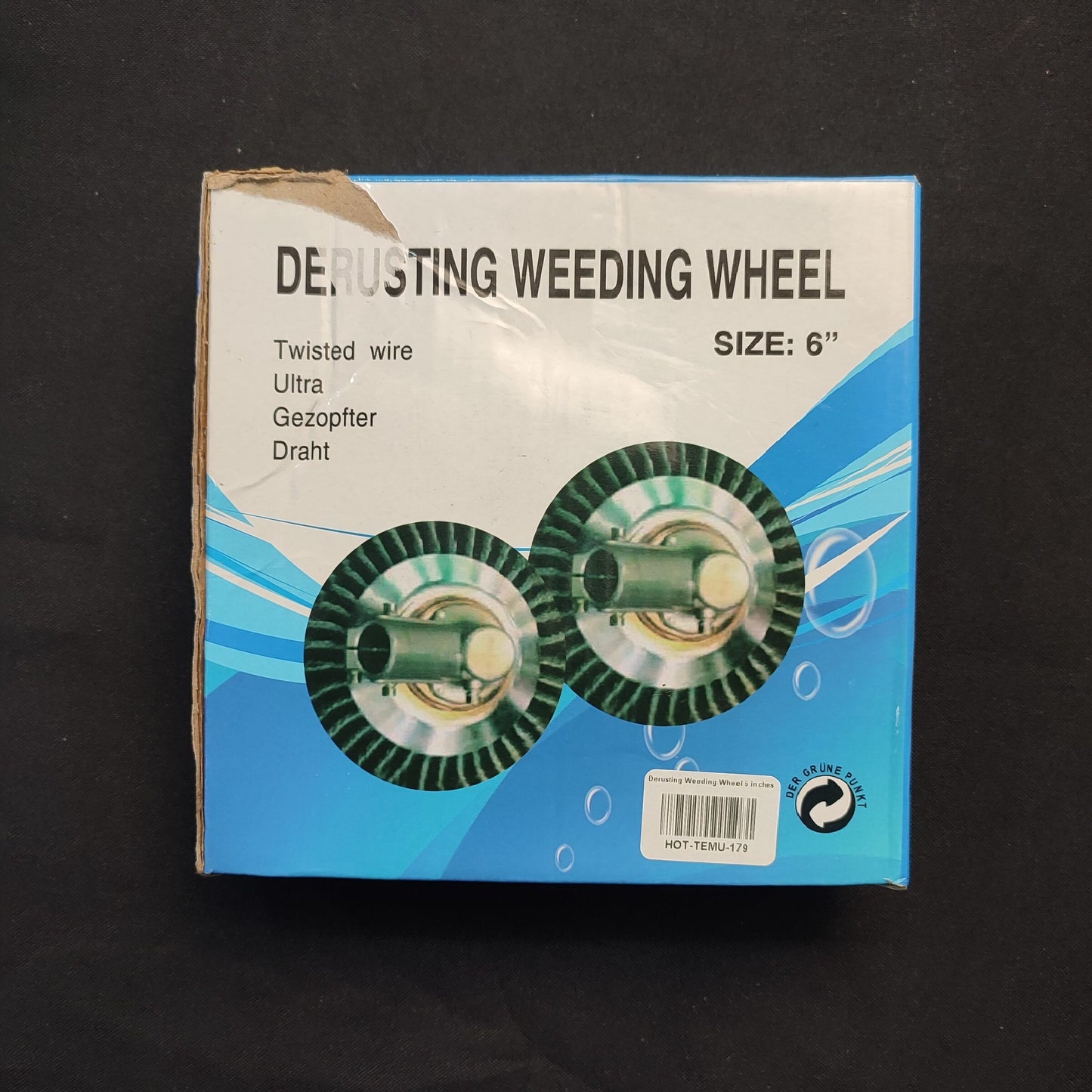 Derusting Weeding Wheel 6 inches