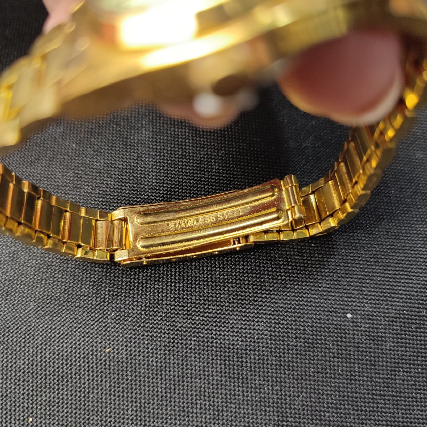 Seiko 5 Women's Gold Analog Watch - Green Hand with Regular Box