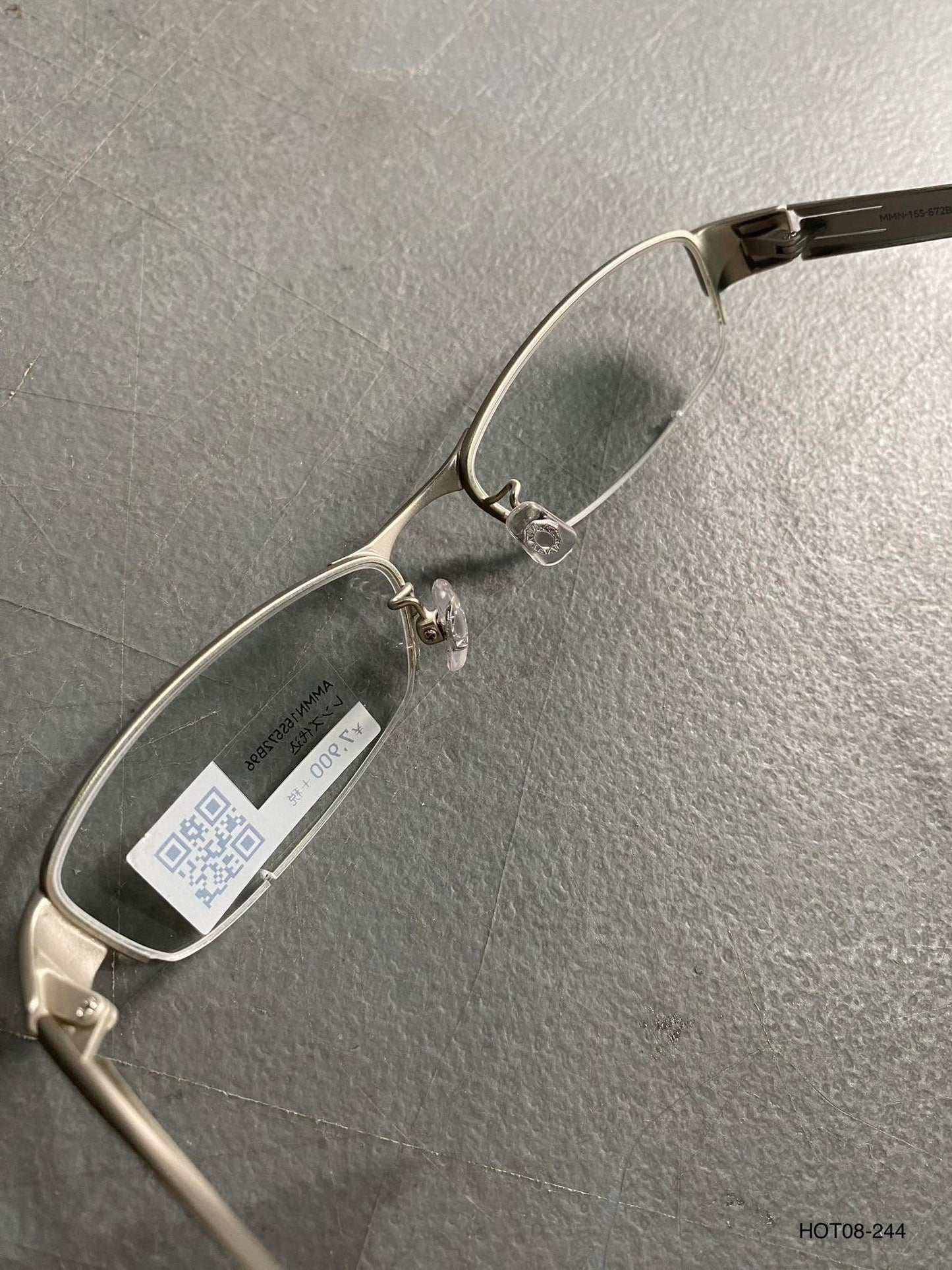 Plastic/Metal Frame JINS Silver (AMMN15S572B96) Eyeglass