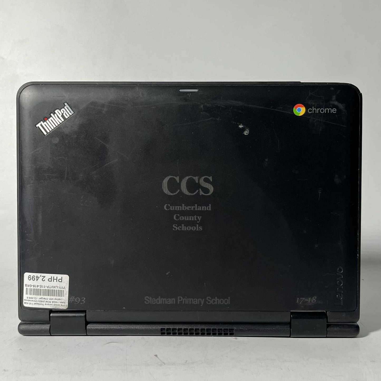 Pre-loved Lenovo Thinkpad 11E Chromebook Laptop with Charger - CLASS B