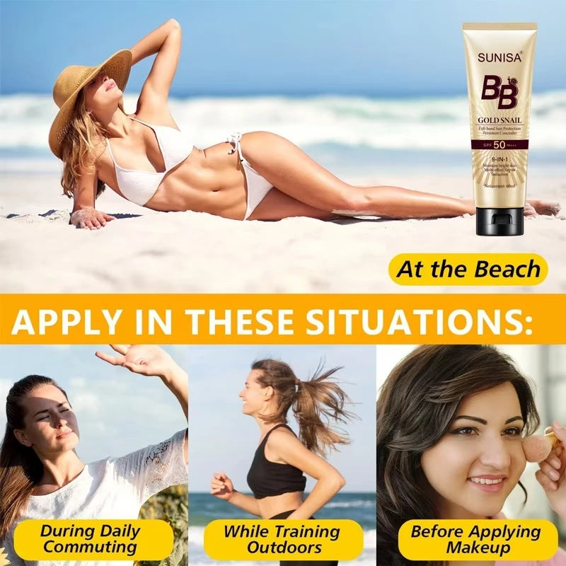 Sunisa BB Gold Snail Full-band Sun Protection Persistent Concealer 60mL