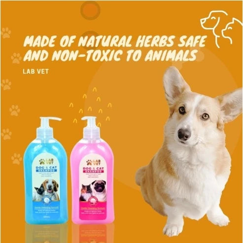 Lab Vet Dog & Cat Shampoo 500ml - Powder Scent