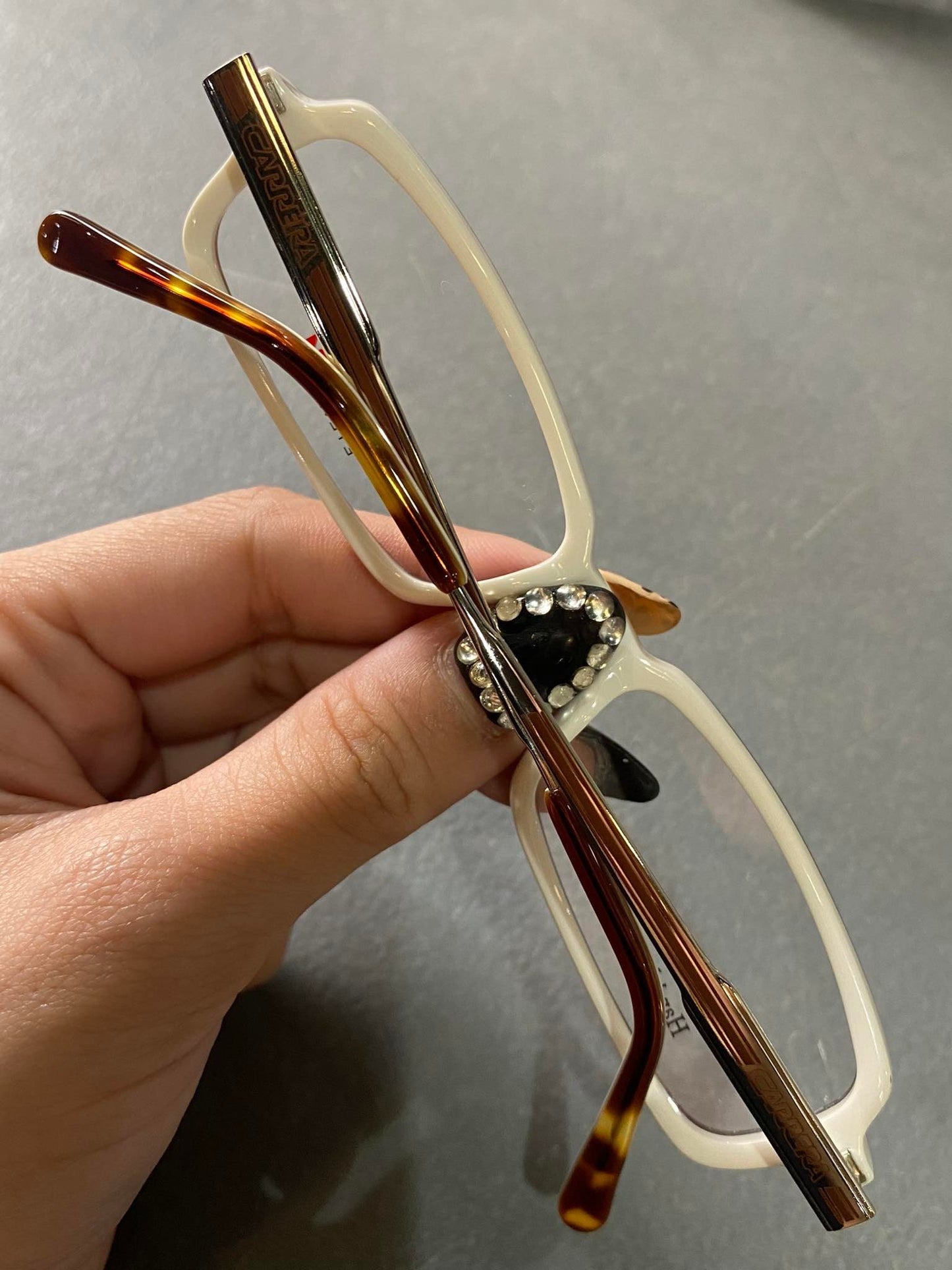 Plastic/Metal Frame CARRERA Hvnwht Ltgld (CAG136S3C) Eyeglass