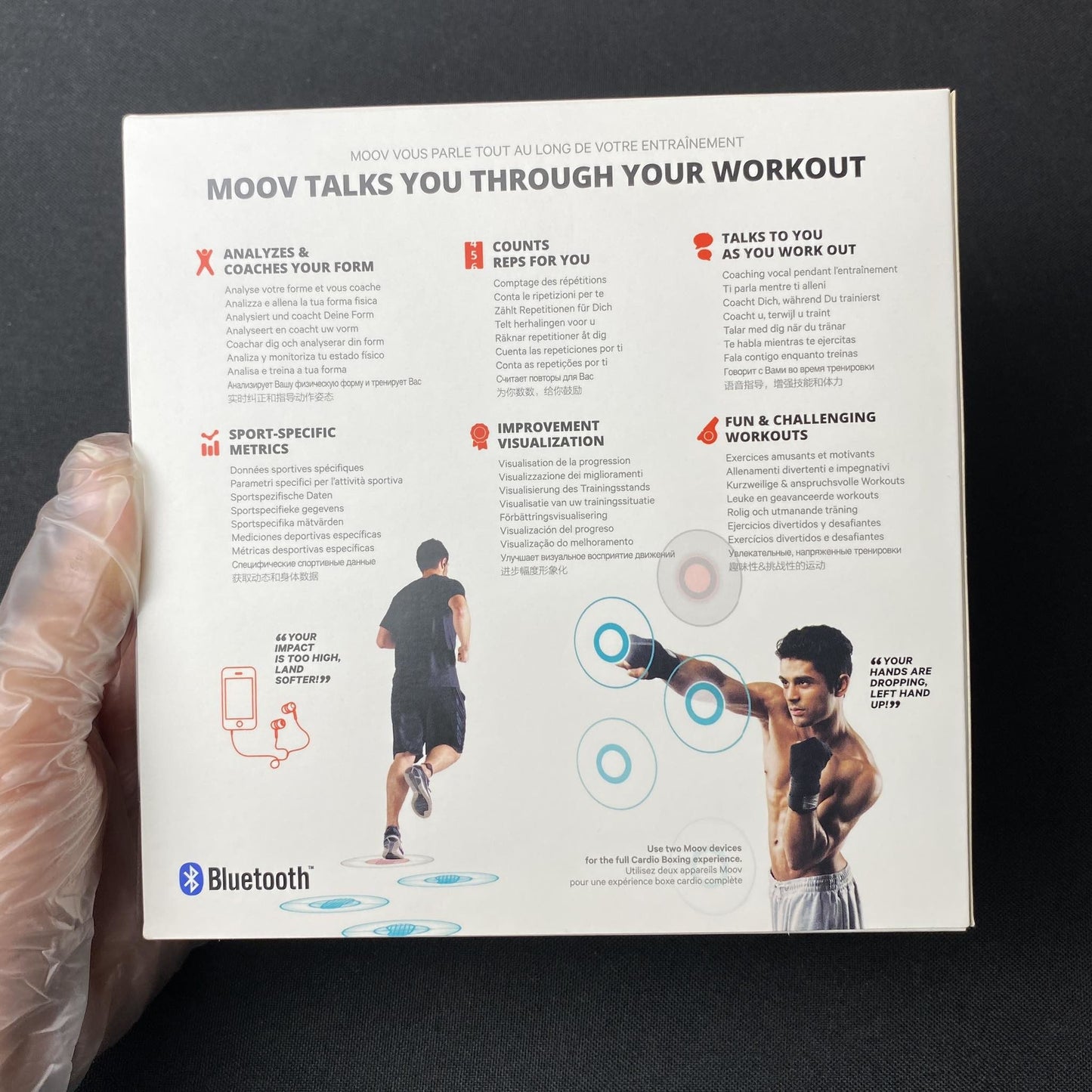 Moov Now; 3D Fitness Tracker and Real Time Audio Coach