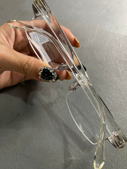 Metal Frame Eyeglass JINS Silver (AMMN15S574B96)