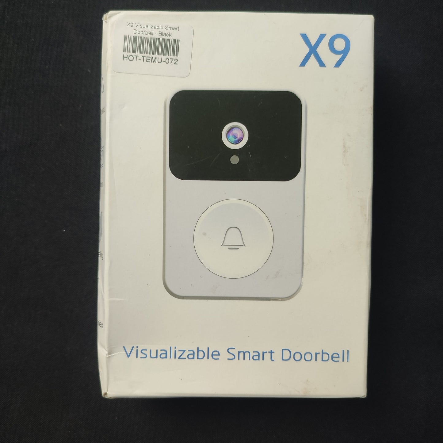 X9 Visualizable Smart Doorbell - Black