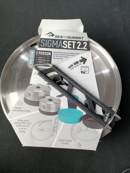 Sea to Summit Sigma Cookset Camping Cookware - International Mall Pull-out