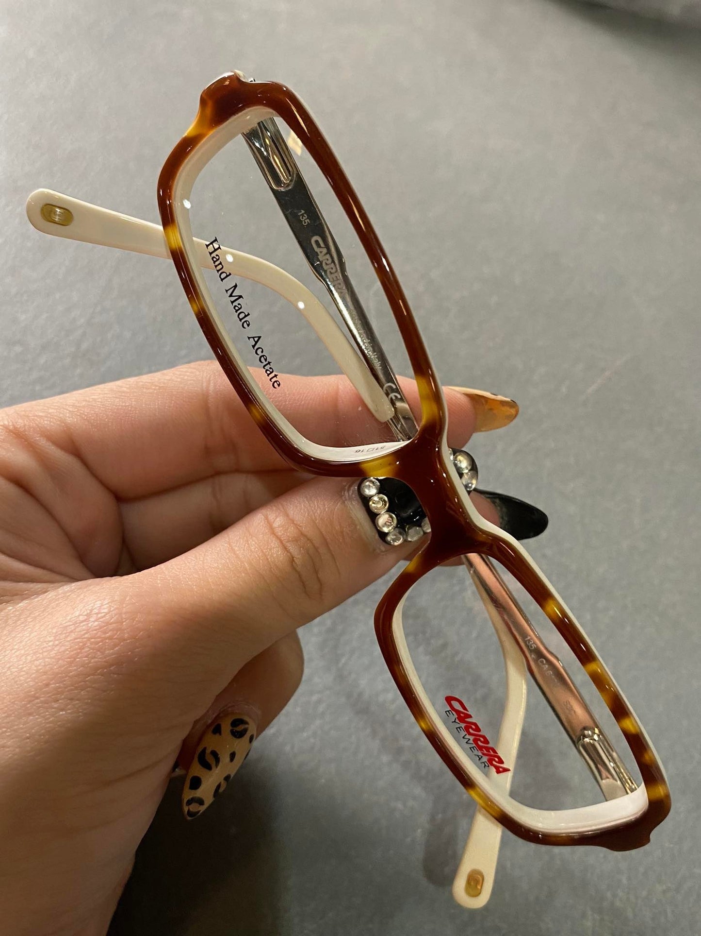 Plastic/Metal Frame CARRERA Hvnwht Ltgld (CAG136S3C) Eyeglass