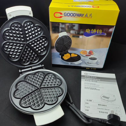 Goodway Waffle Maker Heart Shape (G-320) - International Mall PUll-out