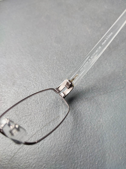 Plastic Frame JINS Transparent/Silver (MMF-15S 573F96) Eyeglass