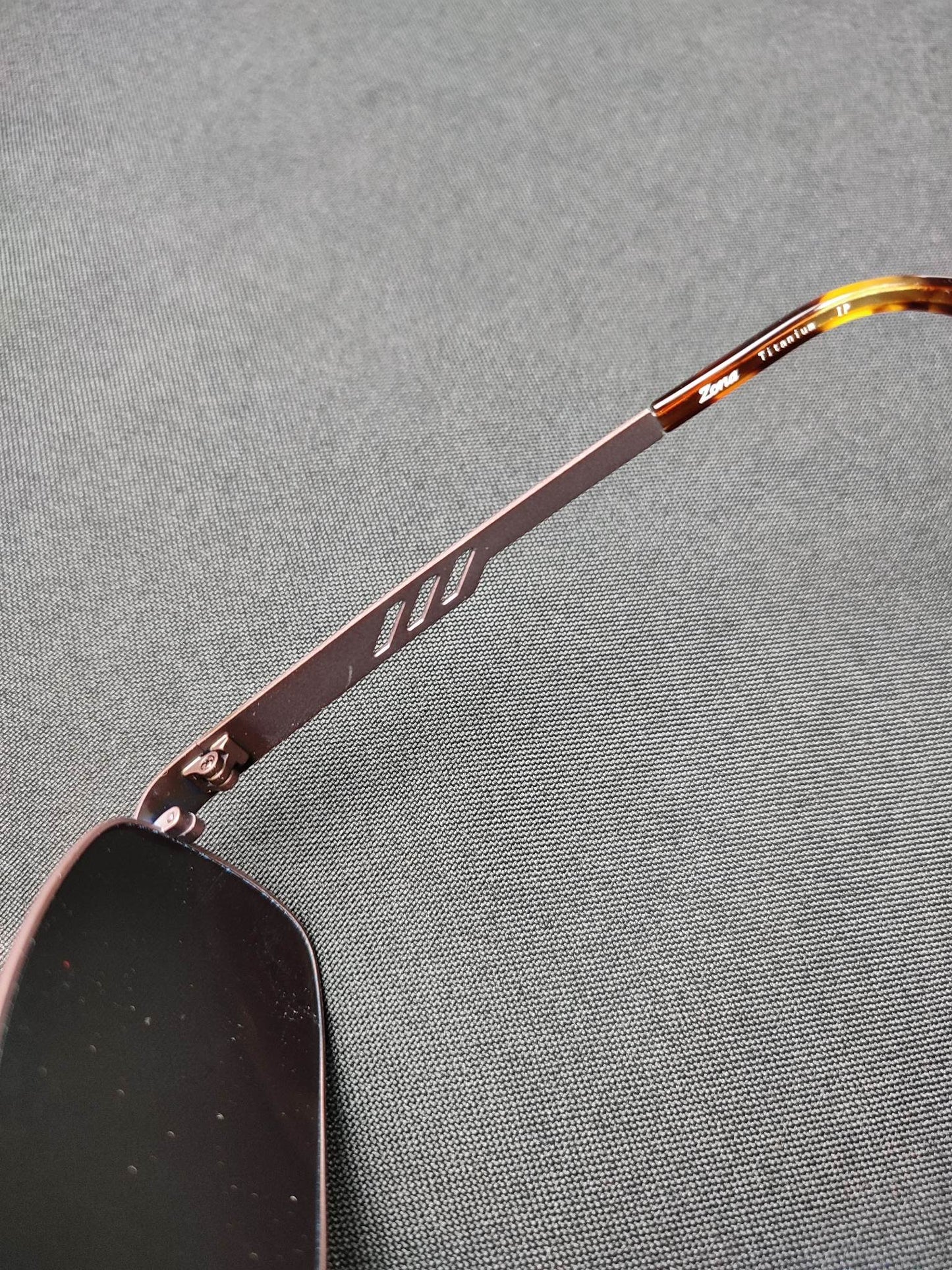 Metal Zona Titanium Brown,Yellow (ZN9012)-(Size:60-16-135) Sunglass