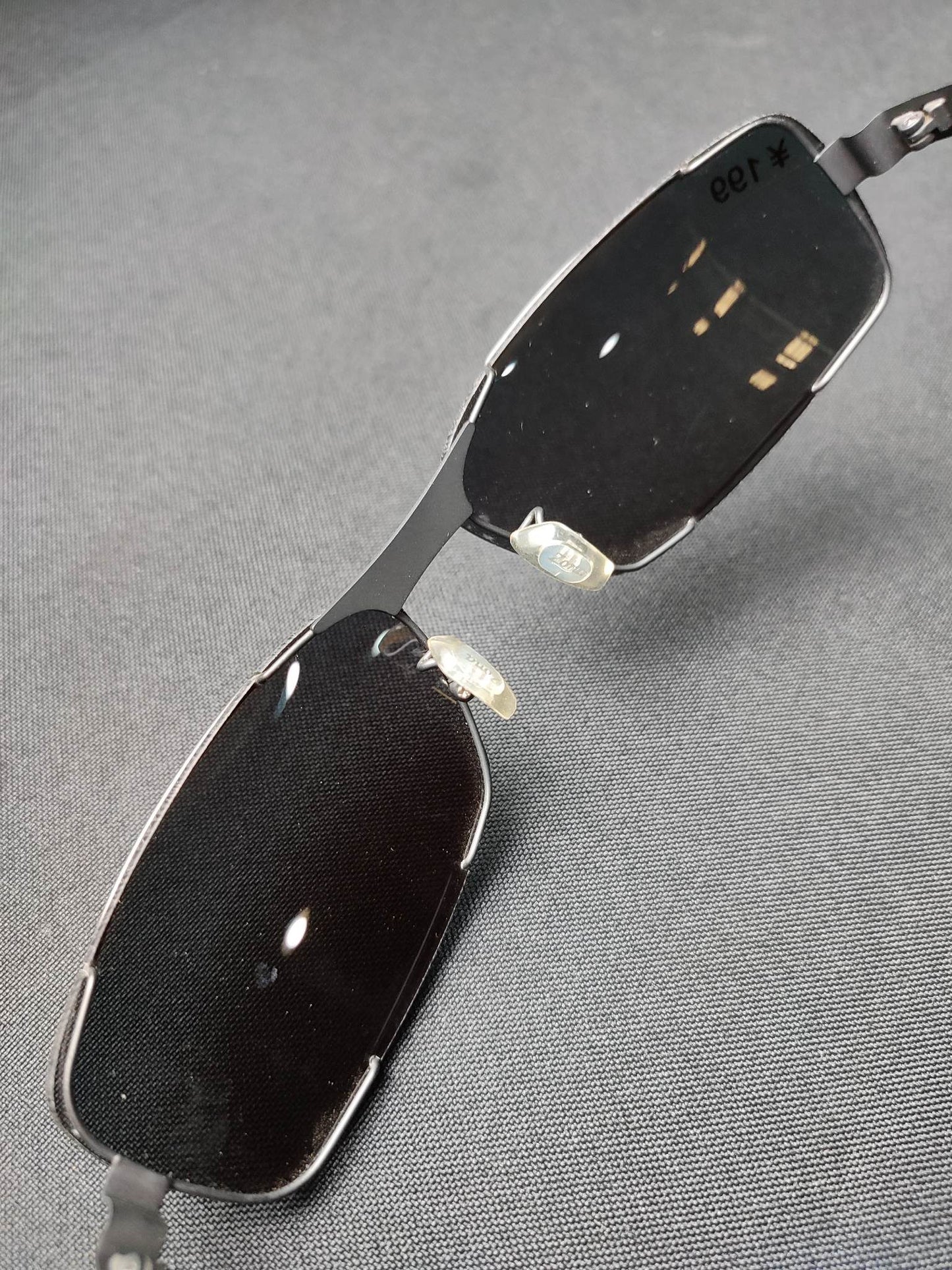 Metal Zona Titanium Gray,Black (ZN9009)-(Size:69-14-132) Sunglass