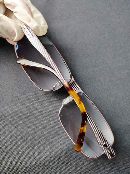 Metal Zona Titanium Rose Gold,Brown (ZN9014)-(Size:64-14-135) Sunglass