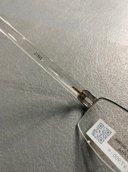 Metal Frame Eyeglass JINS Silver (AMMN15S574B96)