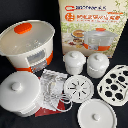 Goodway Microcomputer Electric Stewpot 2.2 Liters (GSP-352-22) - International Mall PUll-out