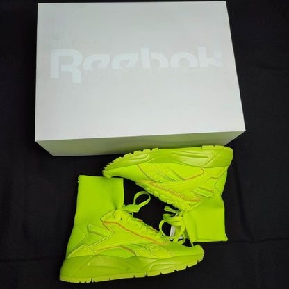 Reebok Yellow Green High Rubber Shoes BOLTON SOCK VB Unisex (FU7522) - Phase-out Model