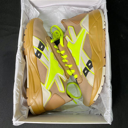 Reebok Brown/Yellow Green Rubber Shoes BOLTON SOCK VB LO Unisex (FU7551) - Phase-out Model