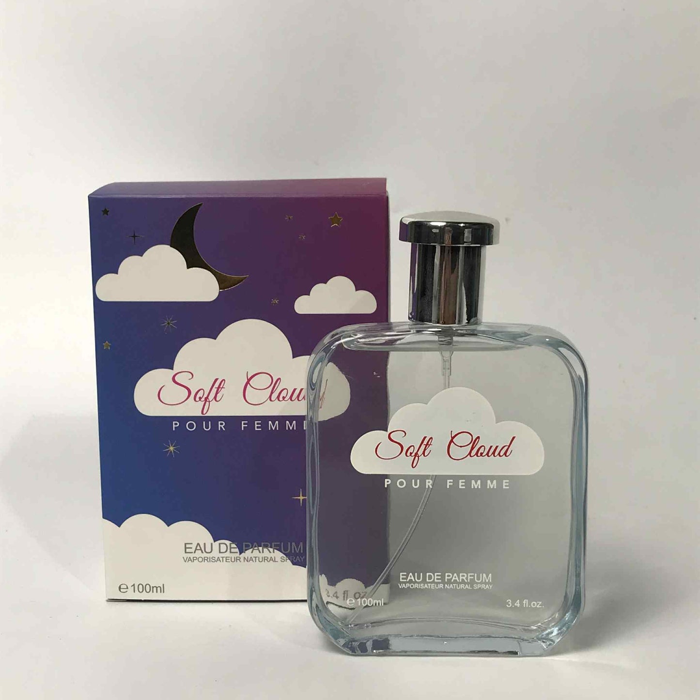 [C1-108] Soft Cloud Pour Femme Eau De Parfum Vaporisateur Natural Spray 100ml