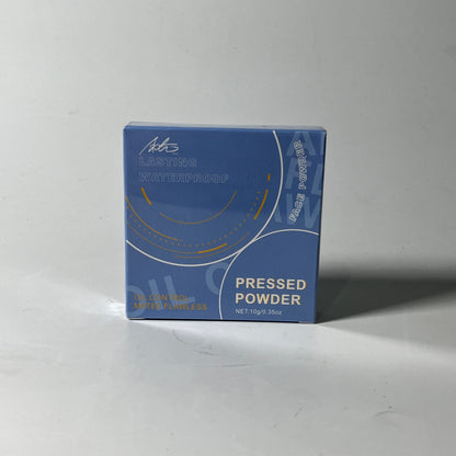 Face Powder Lasting Waterproof Oil Control Matte Flawless Pressed Powder (#02 Natural Beige) 10g