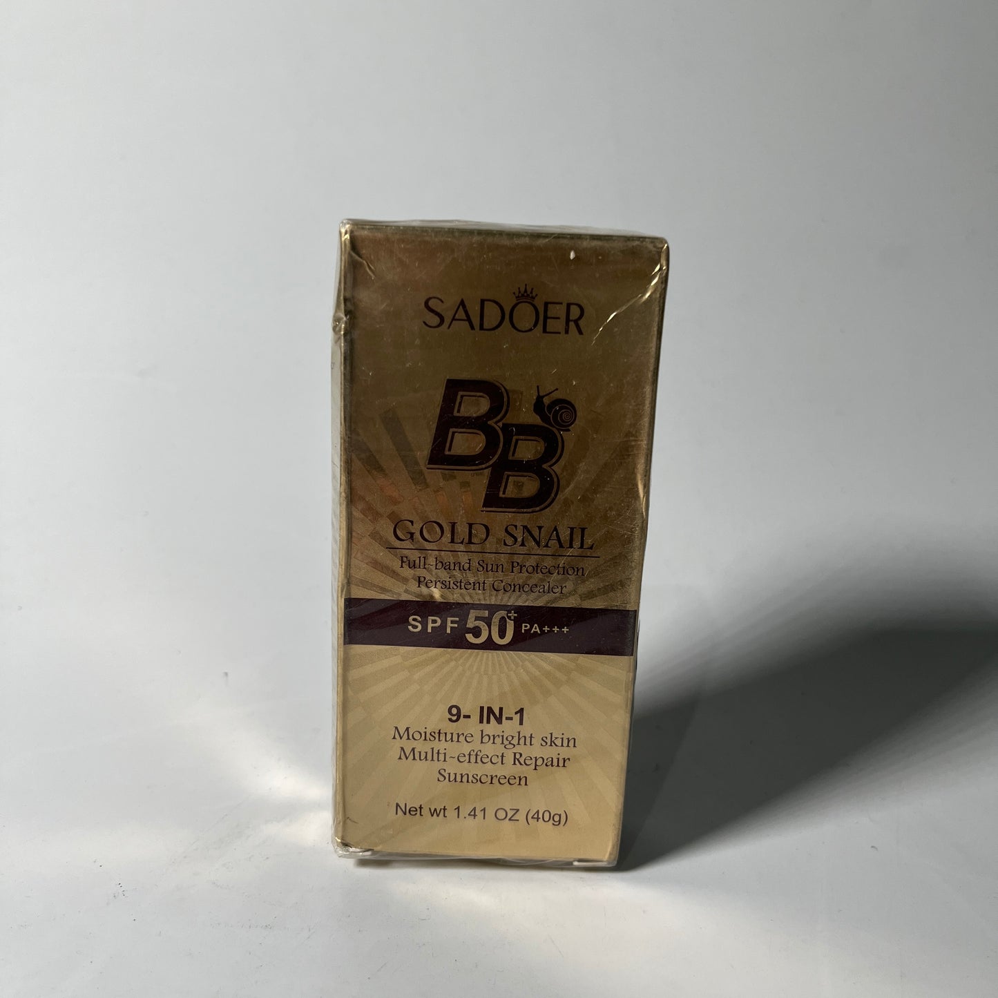 Sadoer BB Gold Snail Full-band Sun Protection Persistent Concealer 40g (Natural Color)