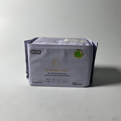 Summer Girl Anti-inflammatory Sanitary Pad 155mm (30pcs)