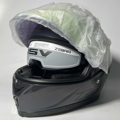 Zebra Dual Visor Full Face Helmet 2024 Alistair (Grey)