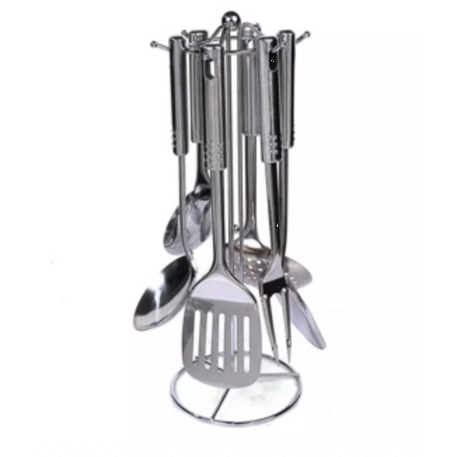 [A1-982] Stainless Steel 7pcs Kitchen Tool Set Upscale Kitchenware