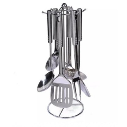 [A1-982] Stainless Steel 7pcs Kitchen Tool Set Upscale Kitchenware
