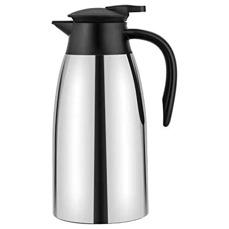 [A1-1441] Stainless Steel Classic Vacuum Jug Thermal Pot 2 Liters