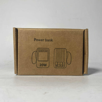 20w Portable Mini Digital Power Bank 4 in 1 20000mAh KC15