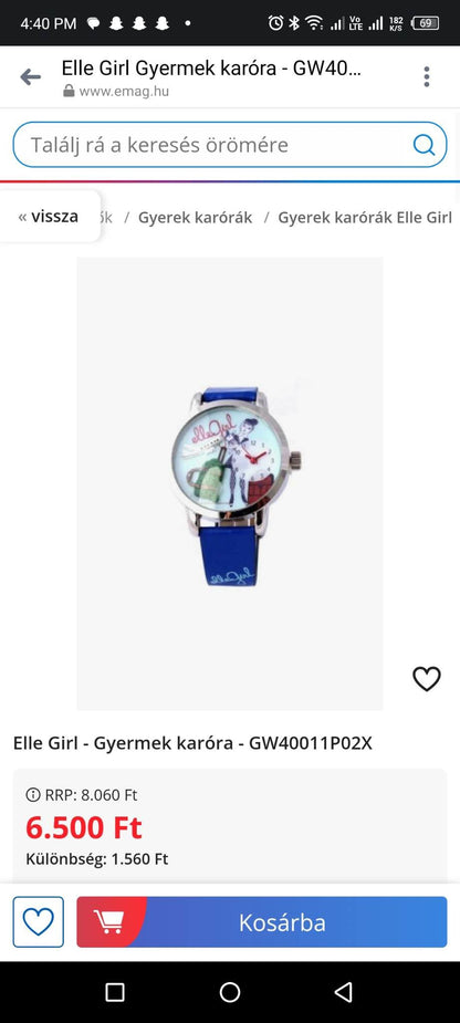 Girl Elle Watch Blue Elle Girl(GW40011P02X)