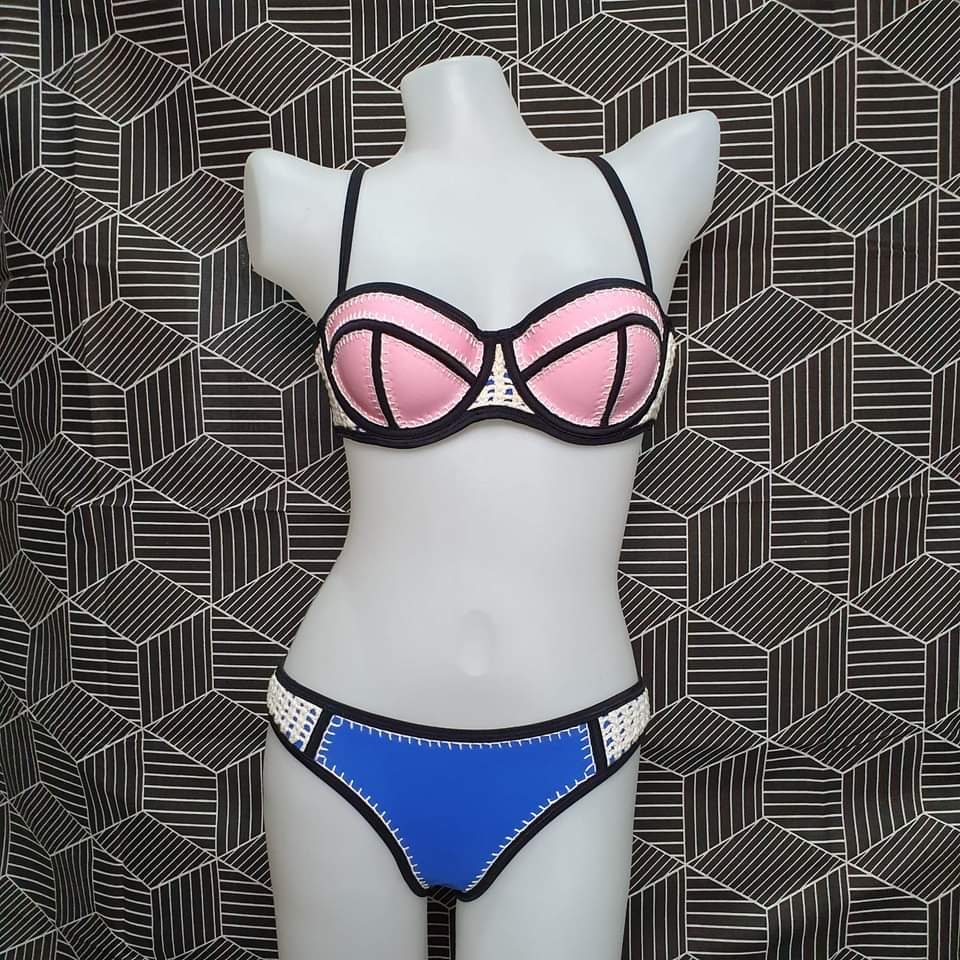 Authentic Australian Triangl Swimwear Swimsuit - Brigitte Blue Musk-Bottom