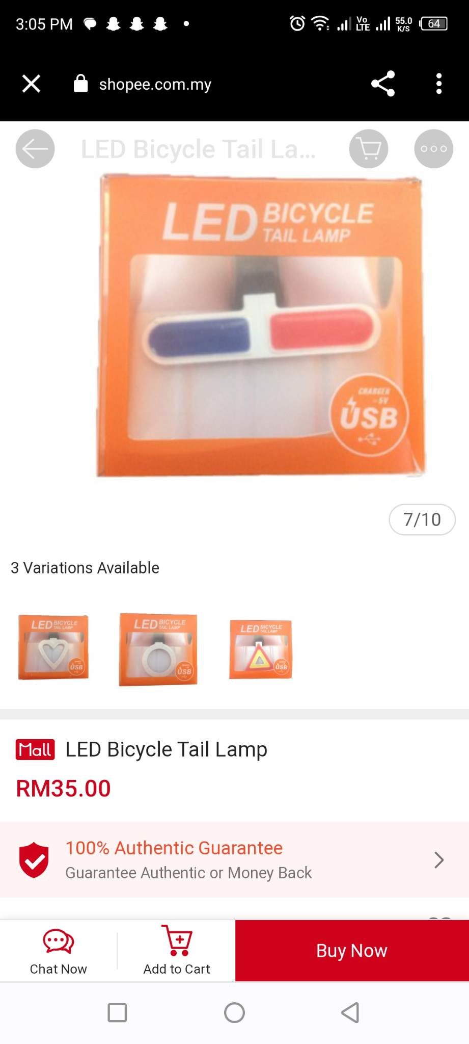 ????(COIZYR) LED Bicycle Tail Lamp