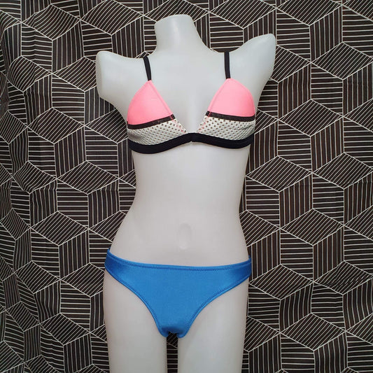 Authentic Australian Triangl Swimwear Swimsuit - Luna Electric Sherbet-Bottom