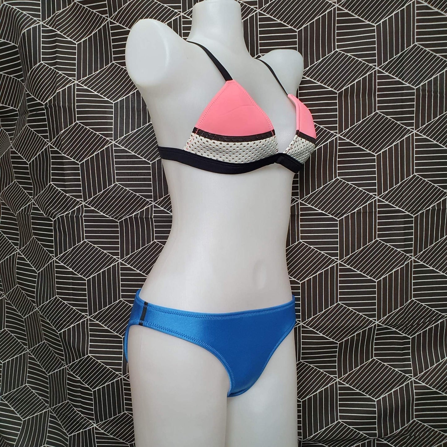 Authentic Australian Triangl Swimwear Swimsuit - Luna Electric Sherbet-Bottom