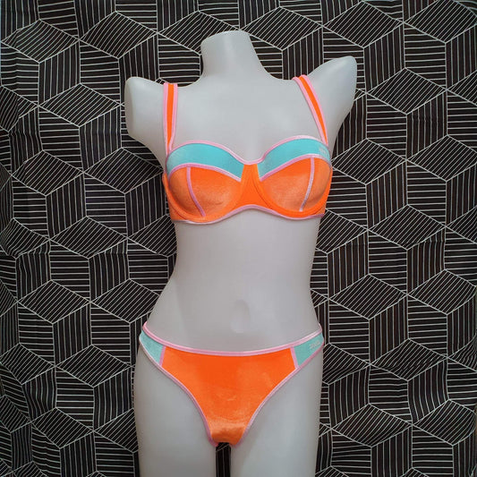 Authentic Australian Triangl Swimwear Swimsuit - Love Fool Orange Crush-Top