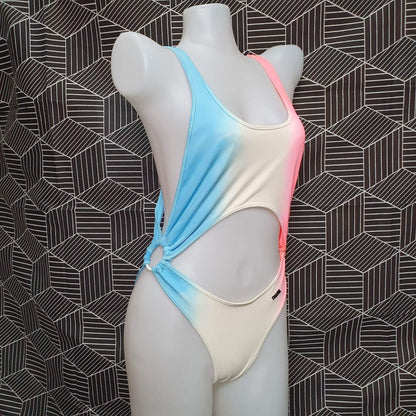 Authentic Australian Triangl Swimwear Swimsuit - Sunset Park - Cotton Candy-Top And Bottom